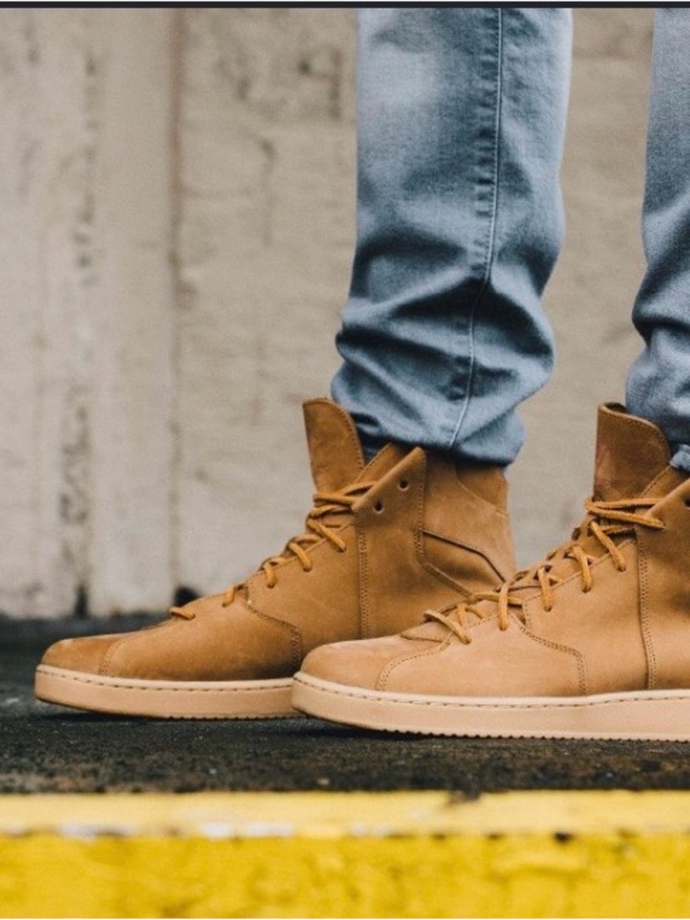 Nike Air Jordan Performance Westbrook 0.2, Wheat Leather / High Top Size 10